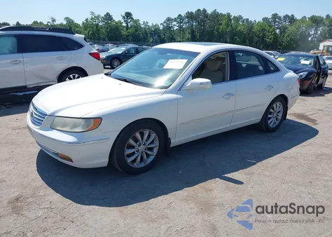 2008 Hyundai Azera Limited from USA, damaged, VIN KMHFC46F98A257616